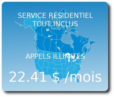 Service téléphonique tout inclus